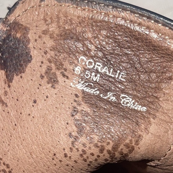 Donald J Pliner Coralie Black Leather Ankle Boot Block Heel Size 6.5 - Picture 7 of 9